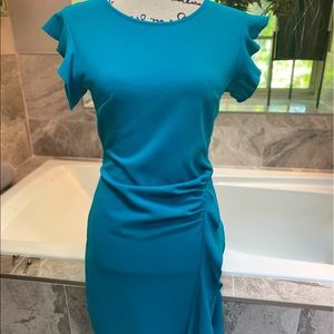New W/O tag teal color size S dress